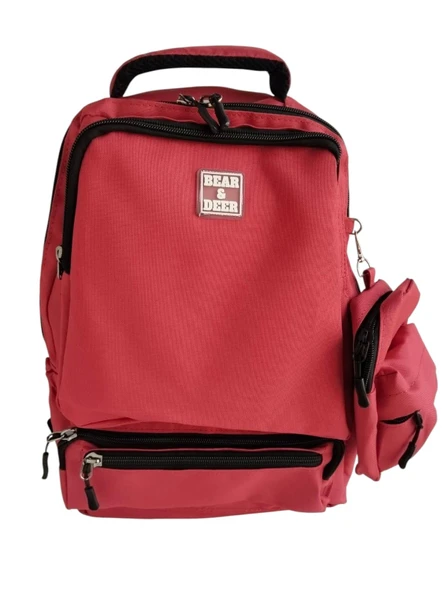 B&D Kangroo Sırt Çantası Kırmızı BD-CN0261 - Resim 2