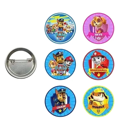 Lisanslı Yaka çanta rozeti PAW PATROL 6LI ürün görseli 1