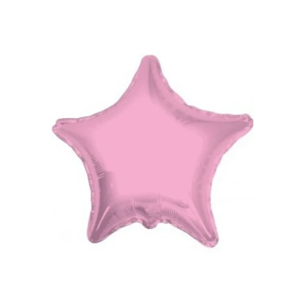 Folyo Balon 18 inç 45cm YILDIZ PEMBE - Resim 2