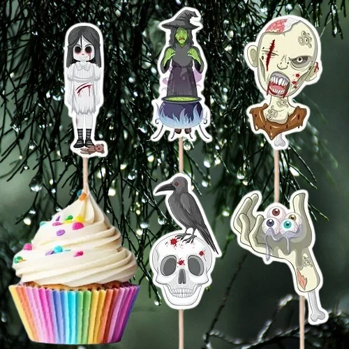 Kürdan Korkunç Halloween 10'lu Şekilli Kürdan - Resim 2