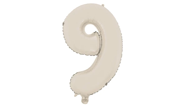 Folyo Rakam 9 Mat Bej 26 Inc 66 CM - Resim 2