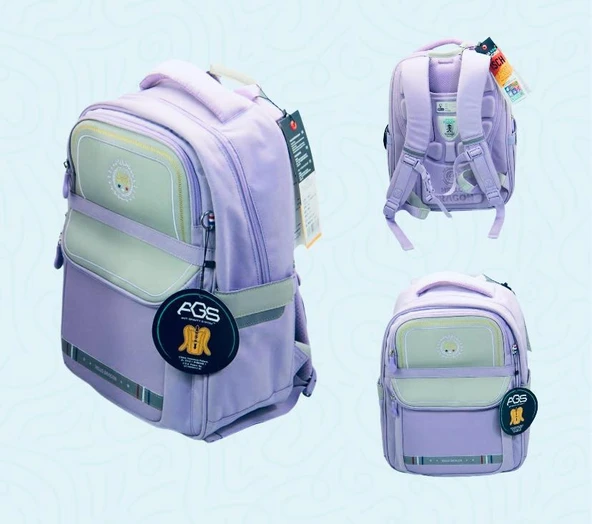 Hello Dragon Okul Çantası Model 15 Mor CN0038 ürün görseli 1