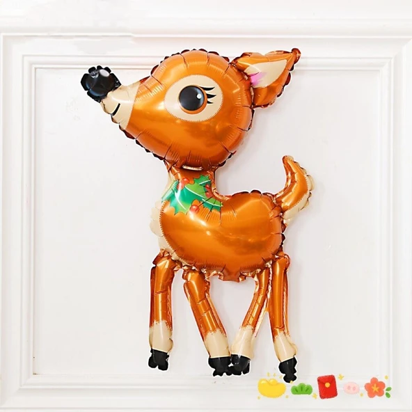 Yılbaşı Folyo Balon Baby Deer 63-43cm ürün görseli 1