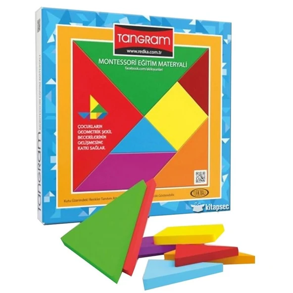 Redka Akıl Oyunu Reenkli Tangram 7li RD5144 ürün görseli 1