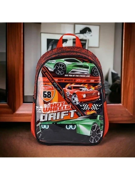 Mikro HOT WHEELS İLKOKUL çantası 48376 - Resim 4