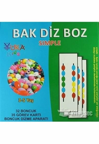 Yuka Bak Diz Boz 3-5 Yaş Simple ürün görseli 1