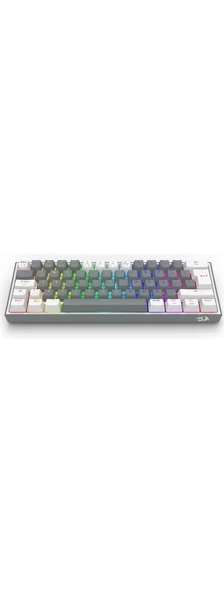 REDRAGON K616 FİZZ PRO RGB RED SWİTCH 2.4GHZ KABLOSUZ TÜRKÇE MEKANİK OYUNCU KLAVYESİ BEYAZ - Resim 4