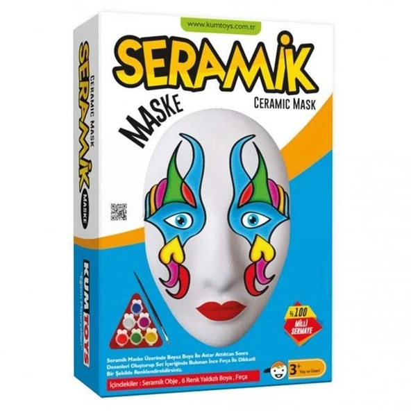 Kumtoys Seramik Maske ürün görseli 1