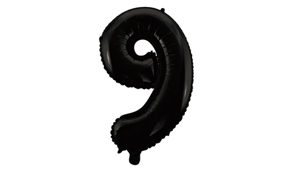 Folyo Rakam 9 Mat Siyah 26 Inc 66 CM ürün görseli 1
