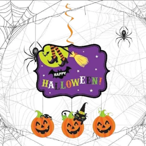 Halloween Cadılar Bayramı Tavan Kapı Süsü ürün görseli 1
