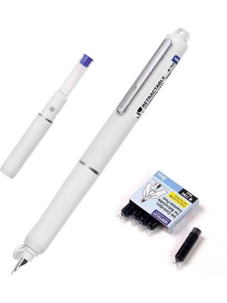 WRİTECH W-784 basmalı dolma kalem beyaz kutulu - Resim 2