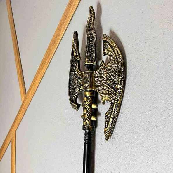 Halloween Geçmeli Çubuklu Eskitm Mızrak 110c balta ürün görseli 1