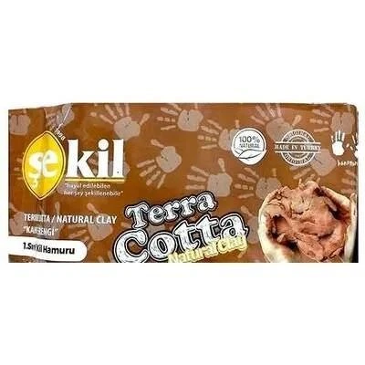 Seramik Hamuru KAHVERENGİ 500 Gr.Doğal kil ürün görseli 1