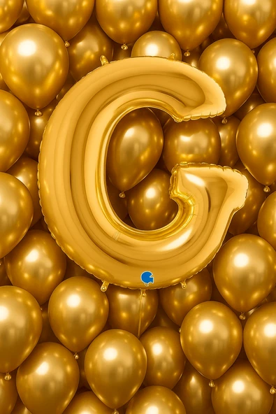 Folyo Harf G Gold 40 inç 101 Cm- grabo - Resim 4