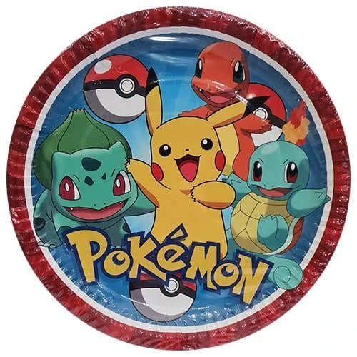 Tabak POKEMON 23Cm 8Lİ ürün görseli 1