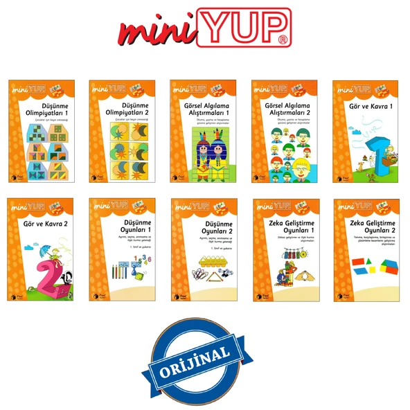 YENİ mini yup 7+seti Sadece 10 kitap KONTROL KUTUSUZ ürün görseli 1