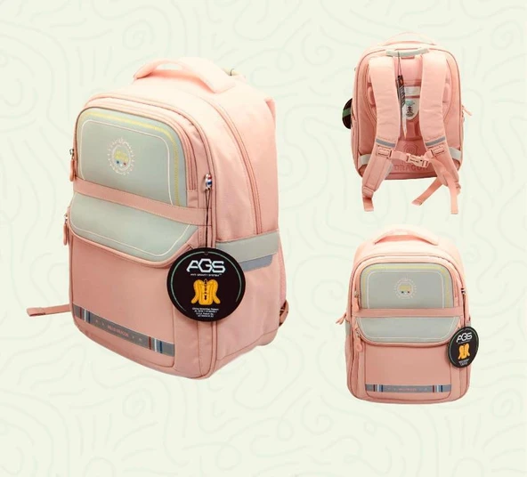 Hello Dragon Okul Çantası Model 15 Pembe CN0039 ürün görseli 1