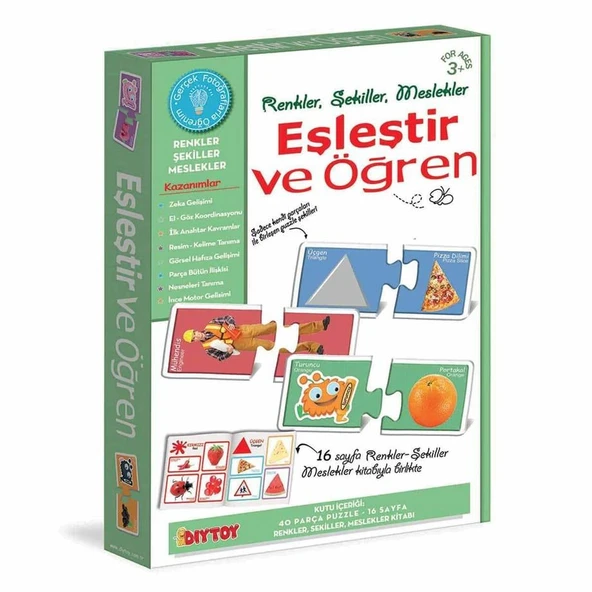 Diytoy Eşleştir Ve Öğren Meslekler ürün görseli 1