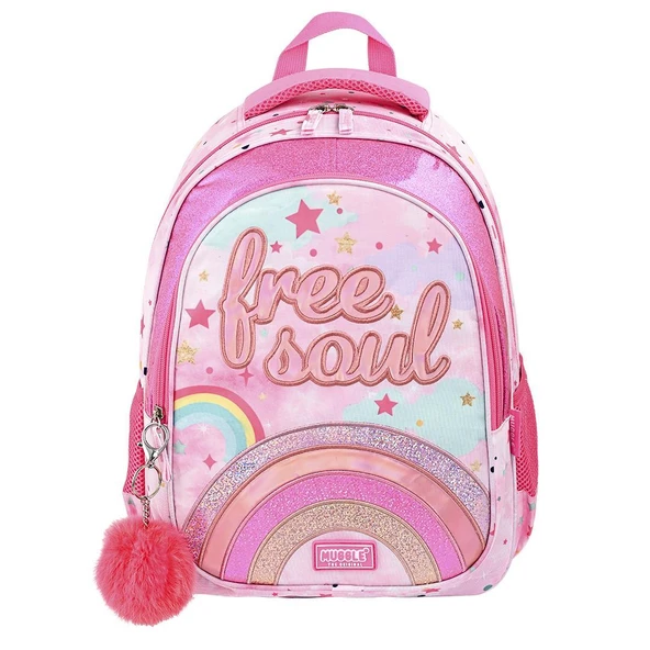 Okul çantası Muggle MU-9060 Glitter Rainbow ürün görseli 1