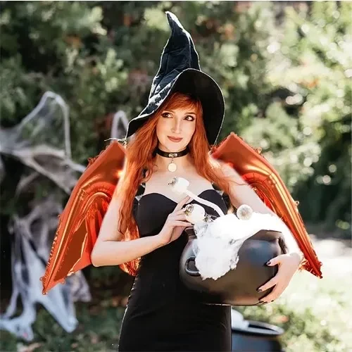 Folyo balon Halloween Yarasa Kanadı 120*47 çift taraflı Kullanım ürün görseli 1