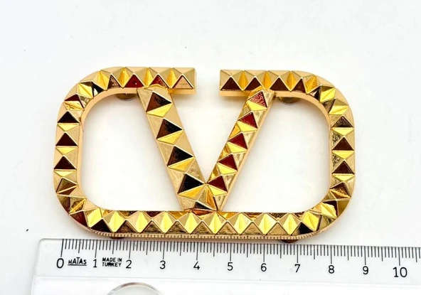 Çanta Aksesuar 9x5 Cm V Model Çanta Plakası ürün görseli 1
