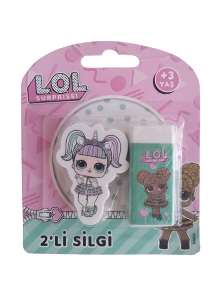 LOL SURPRISE 2Lİ silgi blisterlı set-24- ürün görseli 1