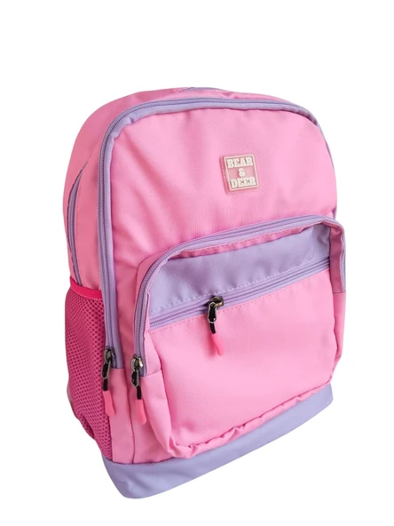 B&D Pastel Çift Göz Sırt Çantası PembeBD-CN0238 ürün görseli 1