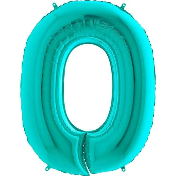 0 Rakam 40 inç 100cm Tiffany Mavi ürün görseli 1