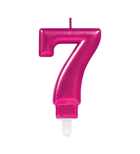 Mum FUŞYA ışıltılı 7 YAŞ KOYU PEMBE ürün görseli 1