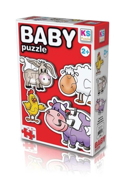 Ks Puzzle Baby Farm 2-3-4-4 Lu 12002 ürün görseli 1