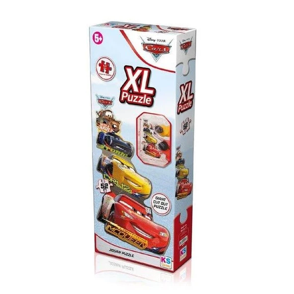 Ks CARS XL Puzzle 52 parça CR-10307 50x87 cm ürün görseli 1