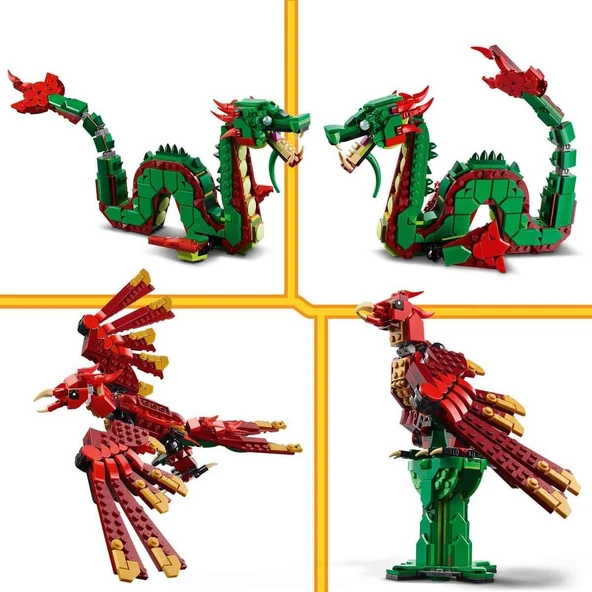 LEGO Creator 3'ü 1 Arada Orta Çağ Ejderhası 31161 - Resim 5