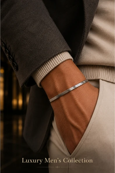 Luxury Men's Collection Çelik Bileklik ürün görseli 1