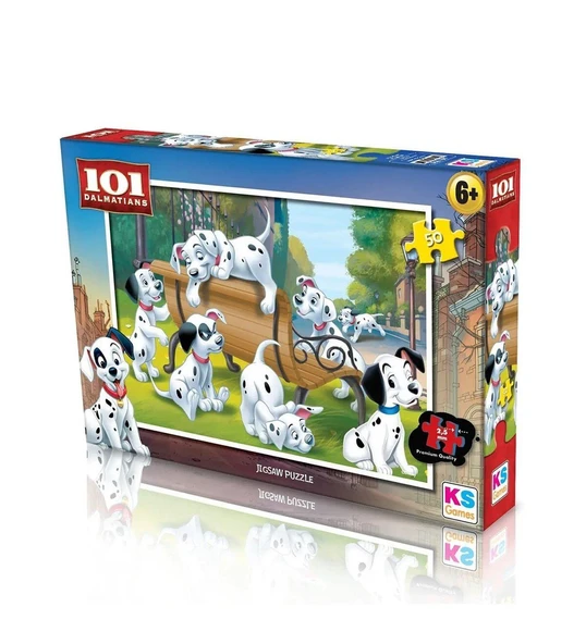 50 Parça 101 Dalmatian Puzzle - Çocuklar İçin Eğitici Yapboz ürün görseli 1