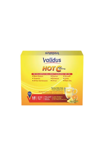 3 ADET Validus Hot C 13 gr*12 - Resim 2
