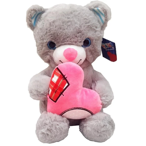 Pembe Burunlu Peluş Hayvanlar 35 Cm PL62560 ürün görseli 1