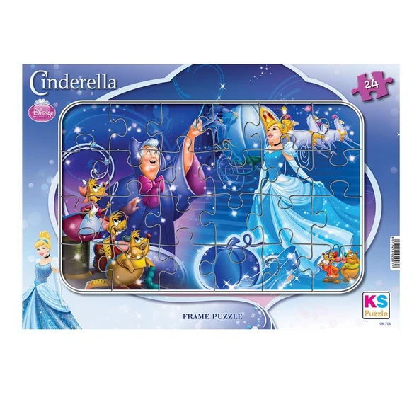 Ks frame puzzle Cindrella 24 prç. CRL-704 - Resim 2