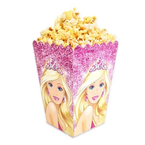 Mısır Kutusu Barbie Temalı pop corn 8 li - Resim 2