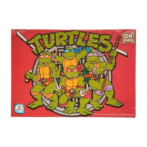 Laço Kids Ninja Kap. Taslamalı 24 Parça Frame Puzz ürün görseli 1
