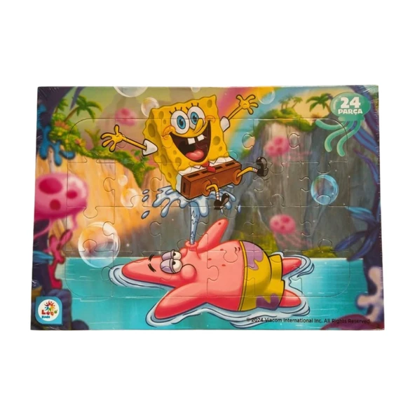 Laço Kids Spongebob Taslamalı 24 Parça Frame Puzzl ürün görseli 1
