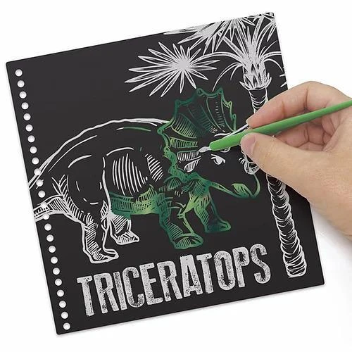 Taros Dinosart 15201 Creative Book Strach Sketch - Resim 3