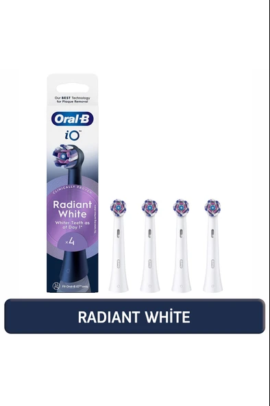 3 ADET Oral-B IO Yedek Başlık Radiant White 4CT ürün görseli 1