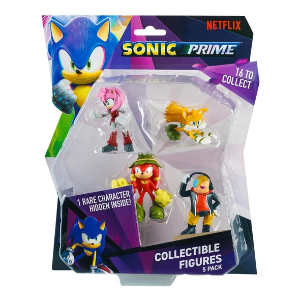 Neco Sonic 5li figür blister PMI/SON2040 - Resim 4