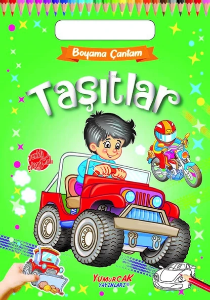 Yumurcak Boyama Çantam - Taşıtlar ürün görseli 1