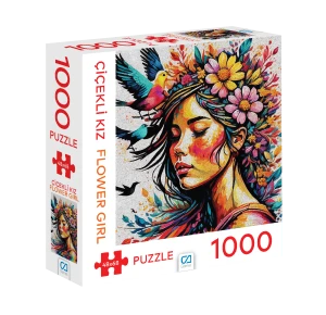 Ca Games Çiçekli Kız Puzzle 1000 Parça Ca1000-7048 ürün görseli 1