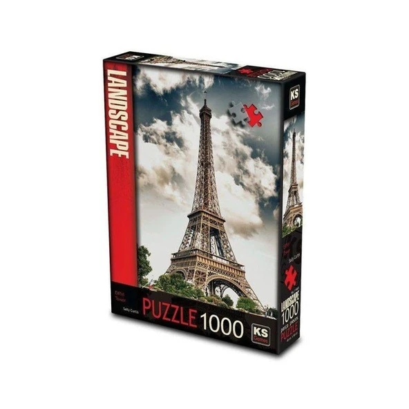 1000 Parça Eiffel Tower Paris Puzzle - Koleksiyonluk Yapboz ürün görseli 1