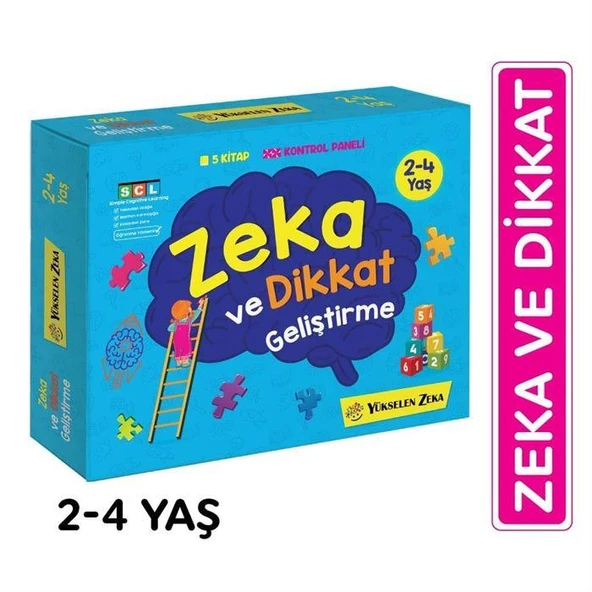 Yükselen Zeka ve Dikkat Geliştirme Seti (2-4 Yaş) ürün görseli 1