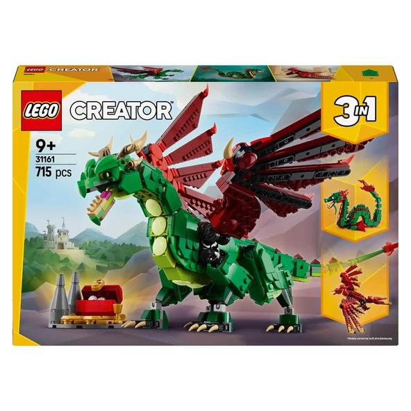 LEGO Creator 3'ü 1 Arada Orta Çağ Ejderhası 31161 - Resim 3