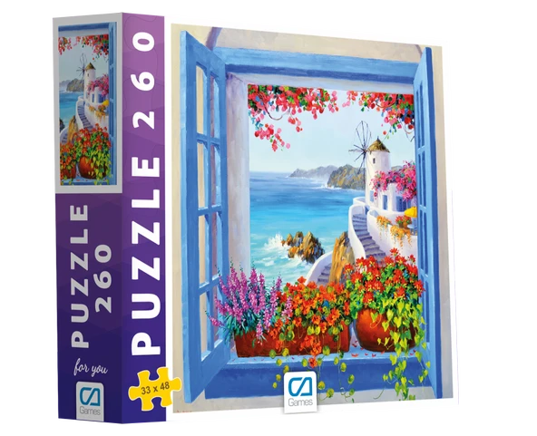Ca Games Pencere Puzzle 260 Parça Ca260-6002 ürün görseli 1
