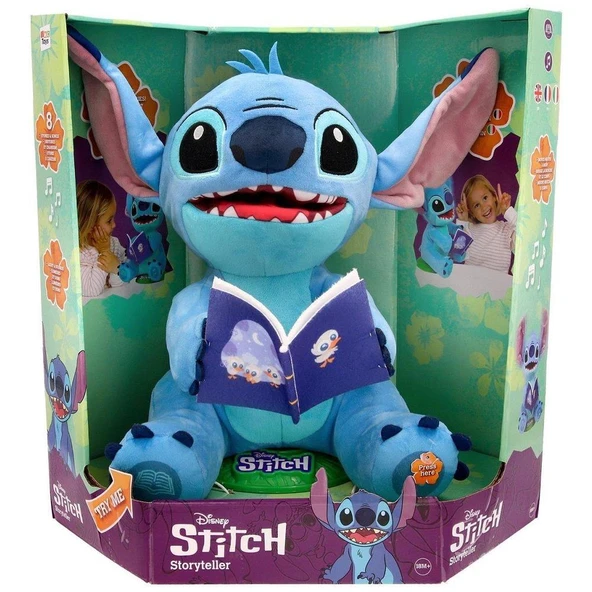 Stich Storyteller Sesli Işıklı Peluş Oyuncak 00092792 ürün görseli 1